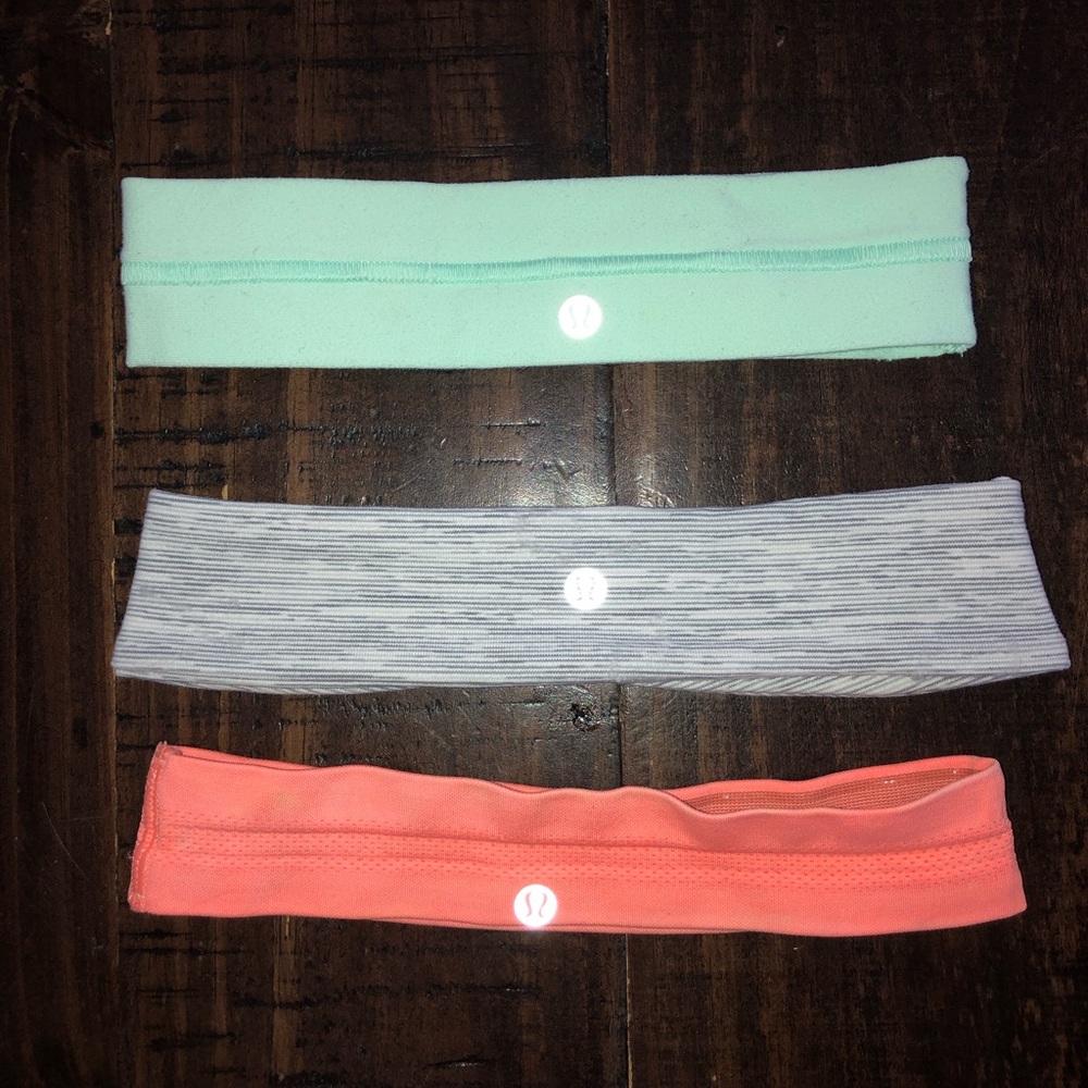 Basically new. Lululemon head band bundle OS